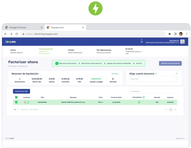 ¿Por qué adelantar el cobro de tus facturas?